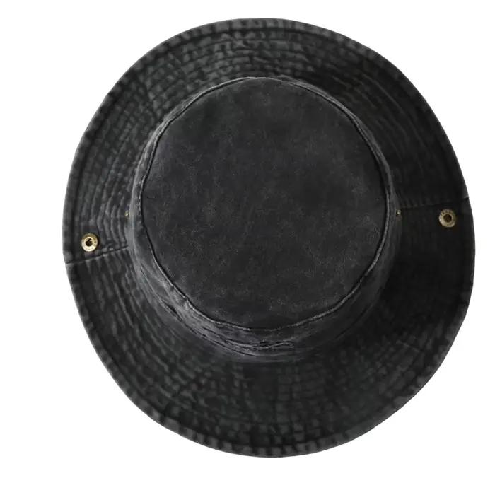 Chapeau en jean délavé