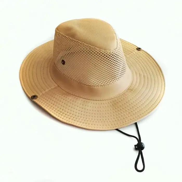 Chapeau de soleil pour homme à large bord