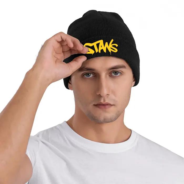 Chapeau tricoter Eminem Stan Album Imprimé Polyestère Unisexe Hiver Occasionnels Fait pour Les Fans de Musique