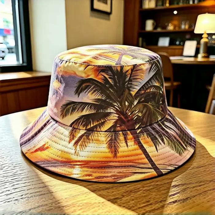 Chapeau de pêche à large bord avec protection solaire