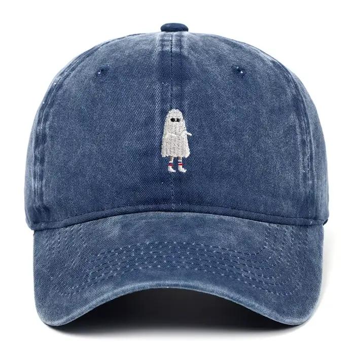 Chapeau de Baseball brodé fantôme d'Halloween