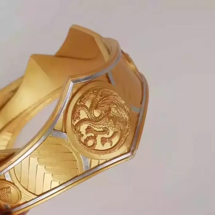 Couvre-chef de cosplay Rhaenyra Targaryen cuir synthétique pour adultes costumes et événements spéciaux