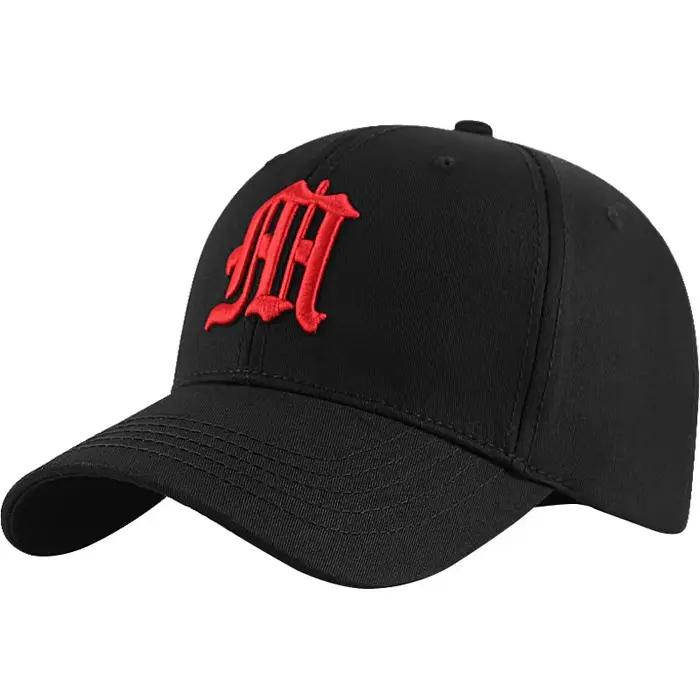 Casquette de baseball surdimensionnée en pur coton pour hommes et femmes
