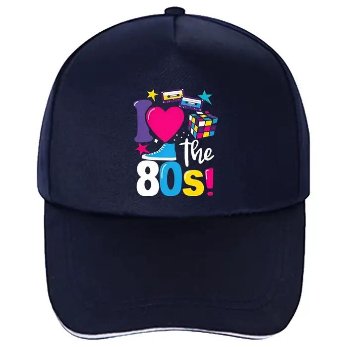 Casquette de Baseball rétro 80 Cartoon S pour femmes