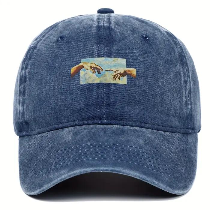 Casquette de baseball imprimée vintage