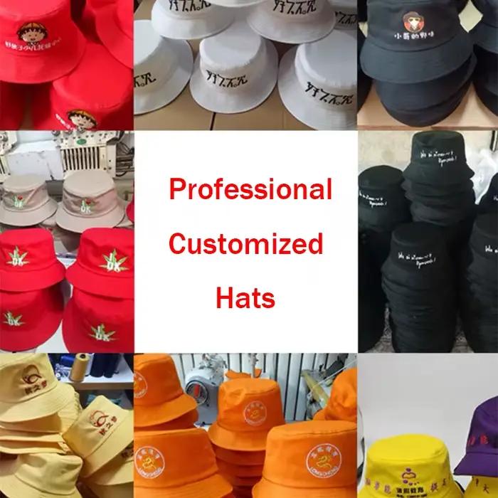 Chapeau de pêcheur d'été avec logo personnalisable, chapeau de pêche et de chasse, protection solaire, casquette multifonctionnelle pour homme et femme, plage et activités extérieures