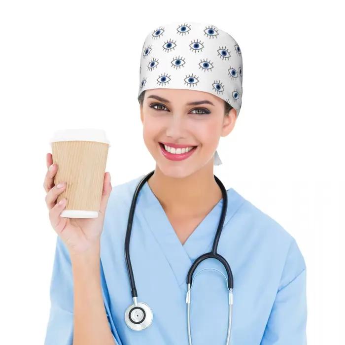 Mignon bleu turc mauvais œil chapeau de travail femmes hommes Nazar amulette Boho gommage casquettes
