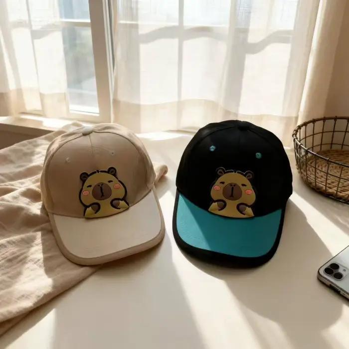 Casquette pour enfants Printemps-Été 50-54CM 3-8 Ans Casquettes de baseball fines Chapeau de dessin animé pour bébé Visières pare-soleil pour tout-petits Garçon Fille Extérieur Réglable