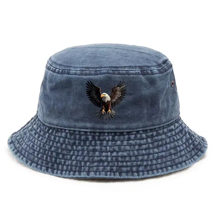 1 chapeau classique imprimé aigle