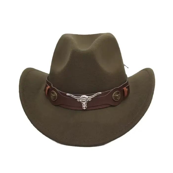 Chapeaux de cowboy pour hommes Western Cool à la mode Verstaile