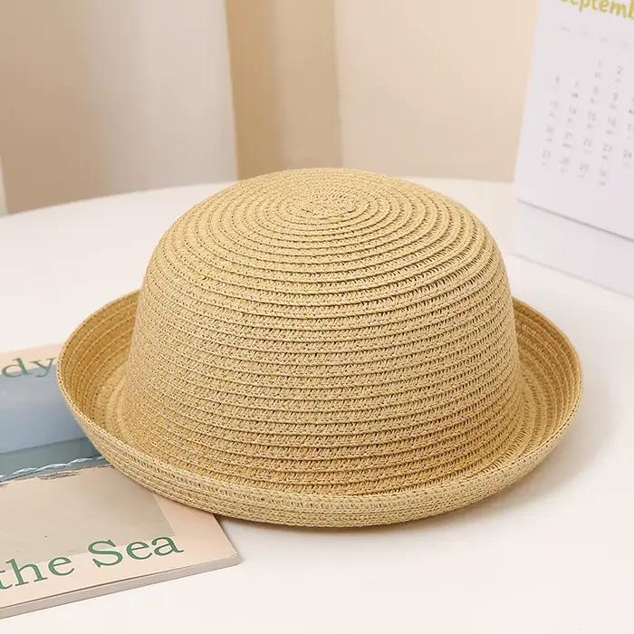 2025 chapeaux Parent-enfant en plein air la mère d'enfant Vintage femmes printemps été plage mode chapeau de paille