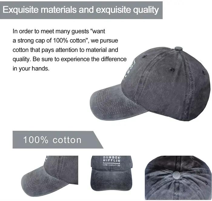 Casquette en Denim Boston Terrier pour hommes et femmes