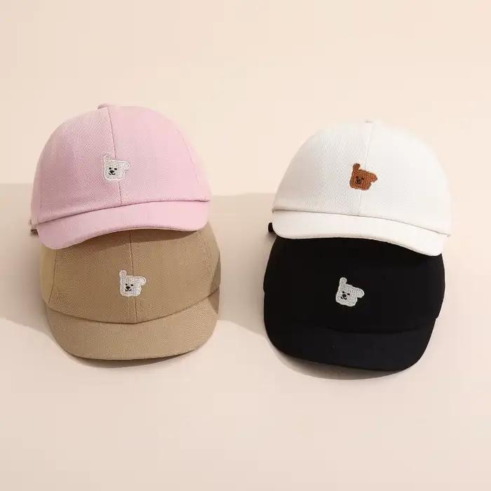 Casquette Bébé 47-50CM 1-3 Ans Printemps Été Nouvelle Broderie Chien