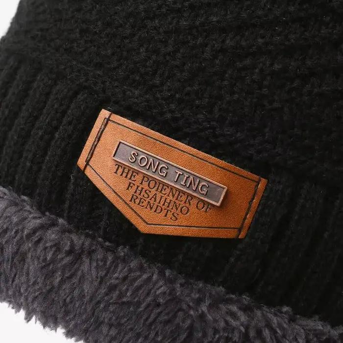 Chapeau coupe-vent en cachemire pour homme