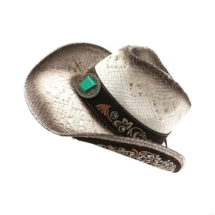 Chapeau paille à larges bords