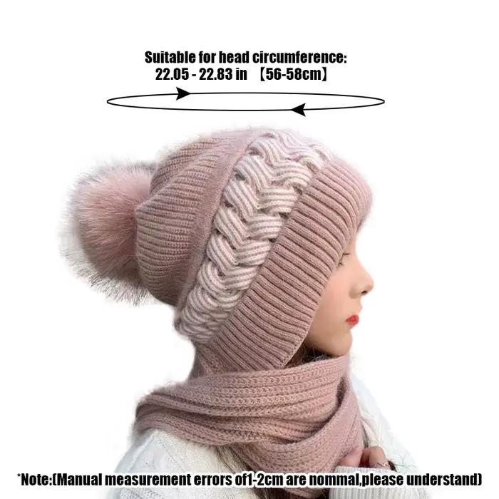 Chapeau chaud d'hiver pour femmes