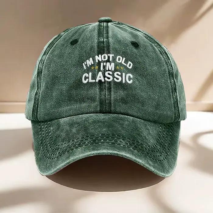 Casquette de baseball classique vintage délavée pour hommes et femmes