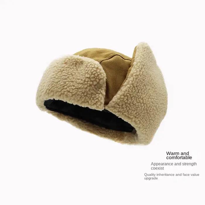 Casquette de Protection des oreilles en toile pour hommes et femmes