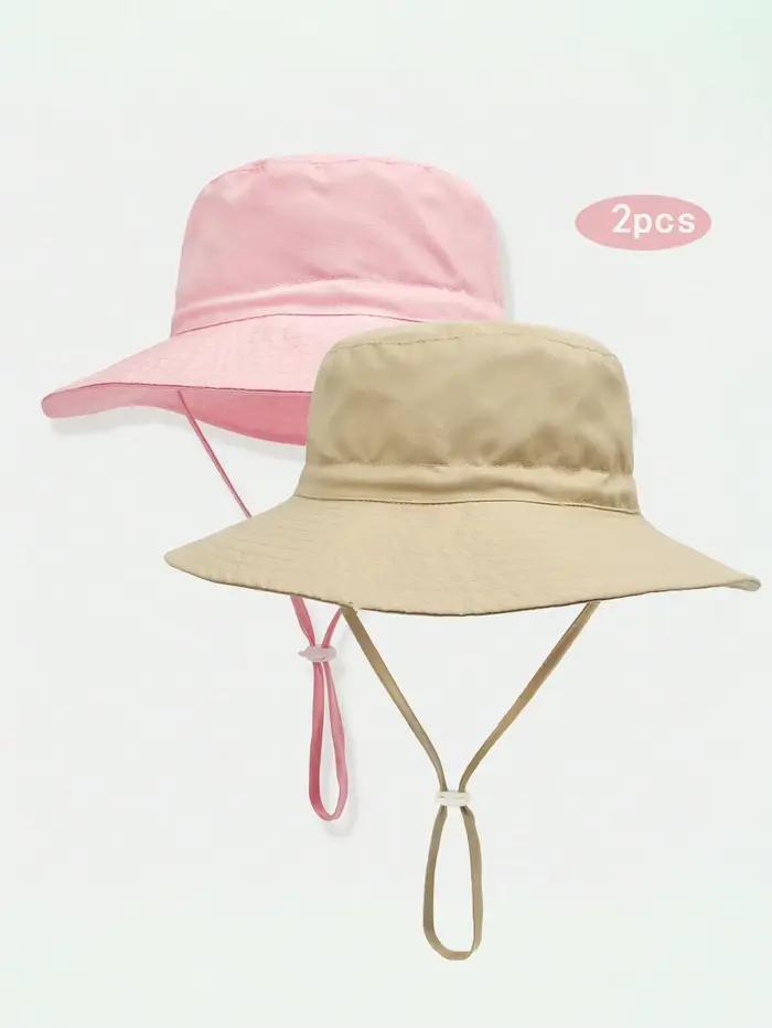 Casquette de pêcheur pour enfants unisexe protection solaire style moderne polyester ajustable pour garçons filles activités extérieures maternelle