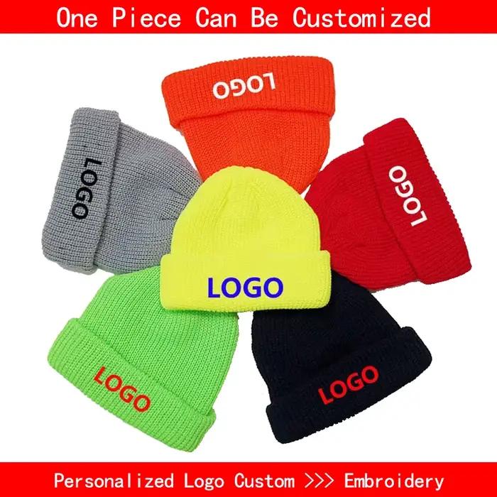 Bonnet avec logo personnalisé pour hommes et femmes