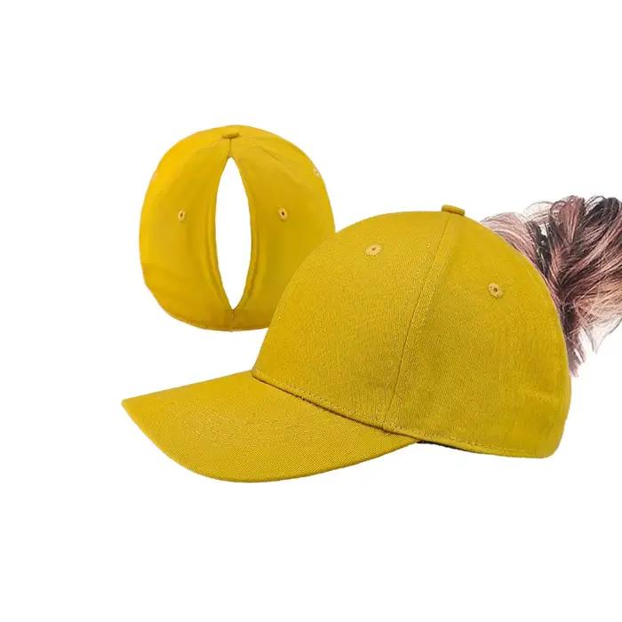 Casquette Queue de Cheval Magnétique Thermique Femme Sport Accessoire Coton Respirant Multicolore Occasions Spéciales Activités Physiques