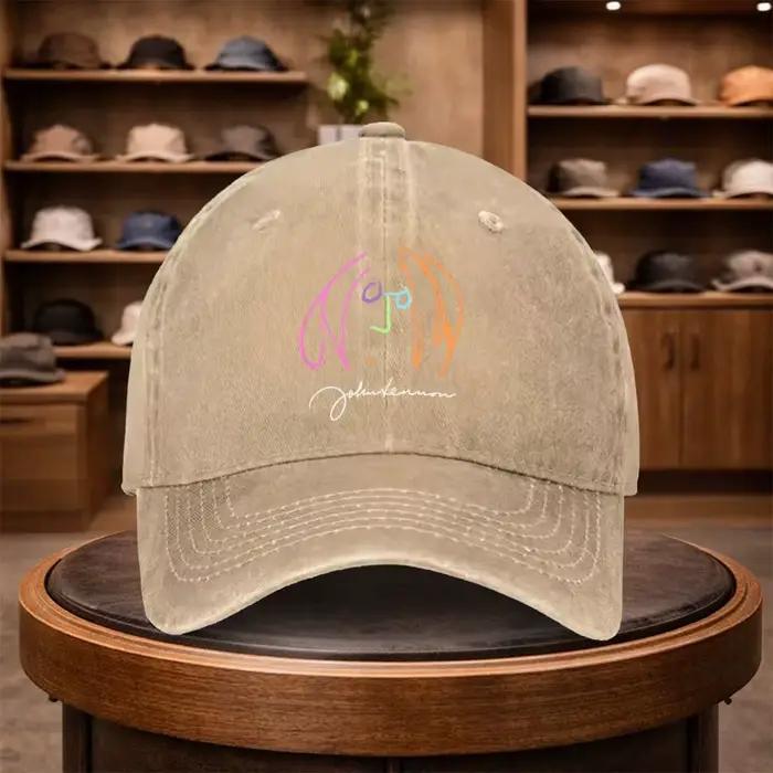 Casquette de baseball pour homme John Lennon avec motif abstrait coloré