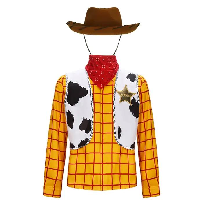 Costume de Cowboy Woody pour Adultes Tenue de Cosplay Occasions Spéciales Halloween Fête Noël Cadeau