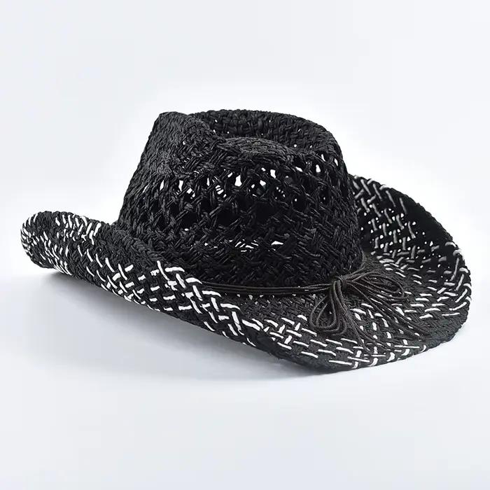 Chapeau de paille bohème d'été pour femmes et hommes