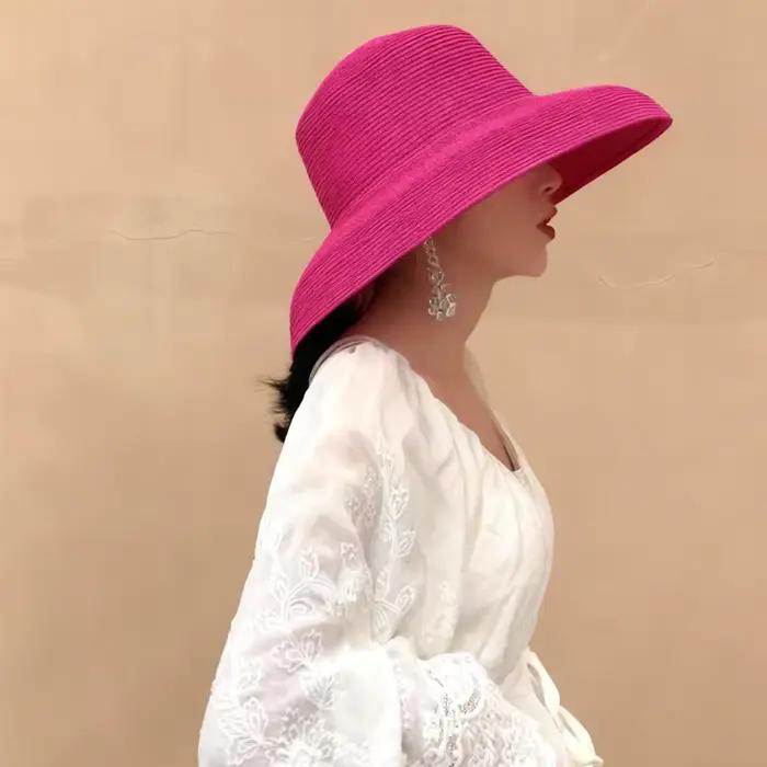 Chapeau Hepburn Rose Rouge