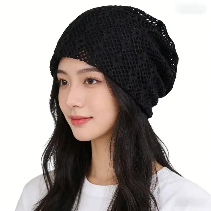 1 chapeau en dentelle léger et respirant
