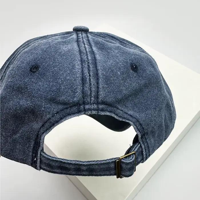 Chapeaux de baseball unisexes avec lettres de vallon brodées