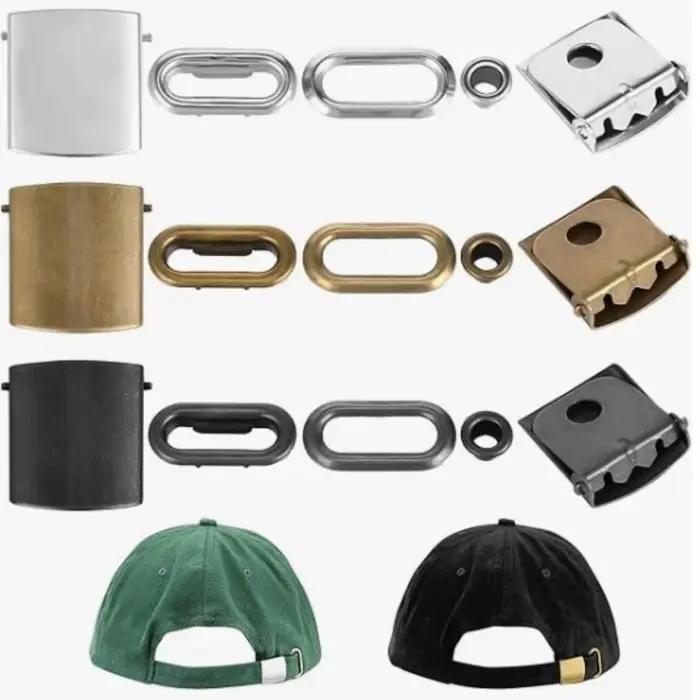 Boucle de casquette en acier inoxydable