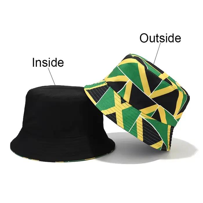 Bocca Jamaïque seau chapeau drapeau Panama pêcheur chapeaux hommes femmes