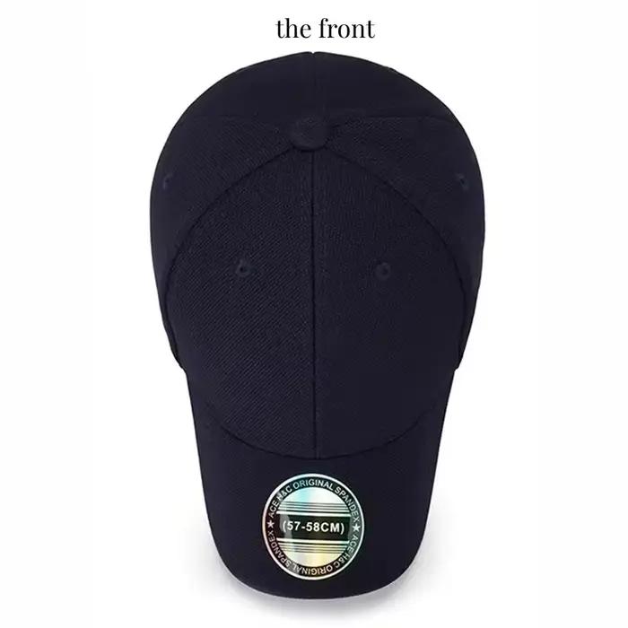 Casquette de sport unisexe en polyester solide multifonction snapback pour homme et femme occasions extérieures quatre saisons