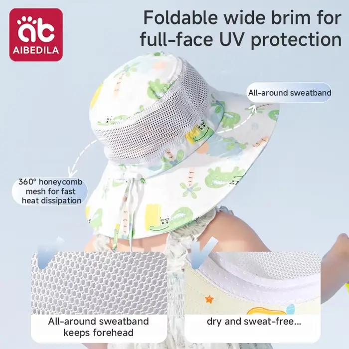 AIBEDILA Chapeau de soleil pour bébé
