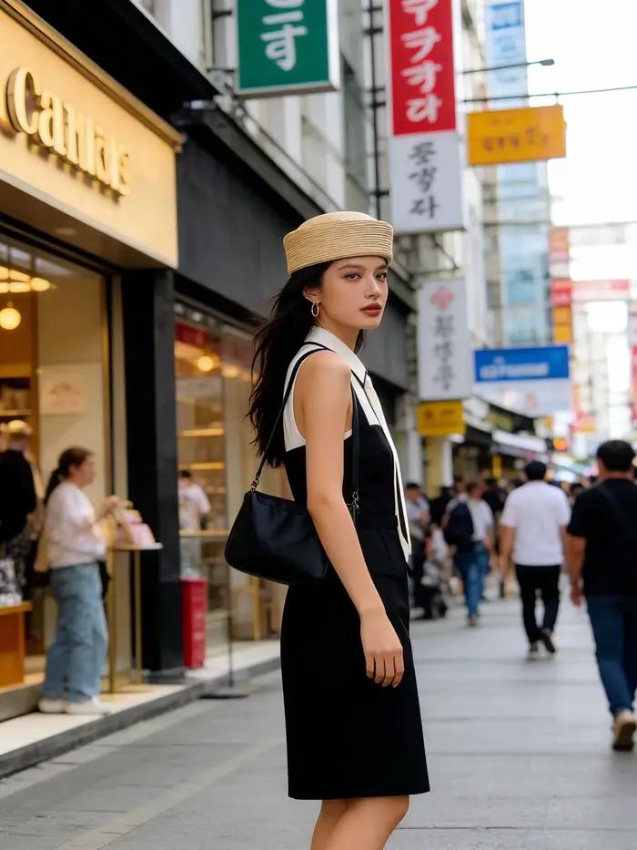 Chapeau Bob en Paille de Raphia 100% Tressé à la Main Style Français