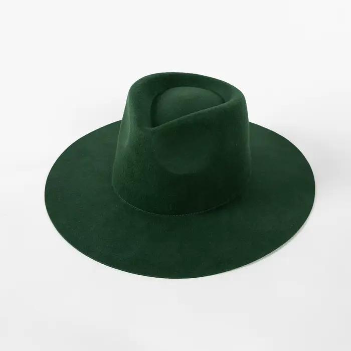Chapeau Fedora 100% laine Premium printemps automne hiver hommes femmes Sombrero Panama casquettes église haut de