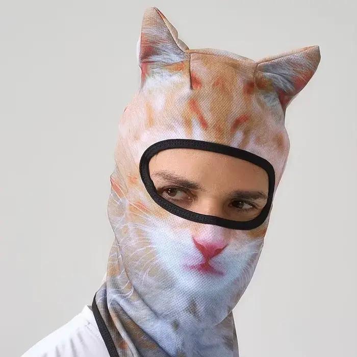 Bonnets amusants, bonnets 3D en forme de chat