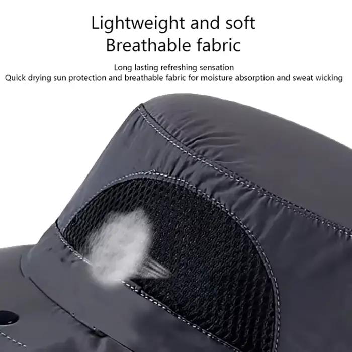 Chapeau de pêcheur avec visière et protection du cou