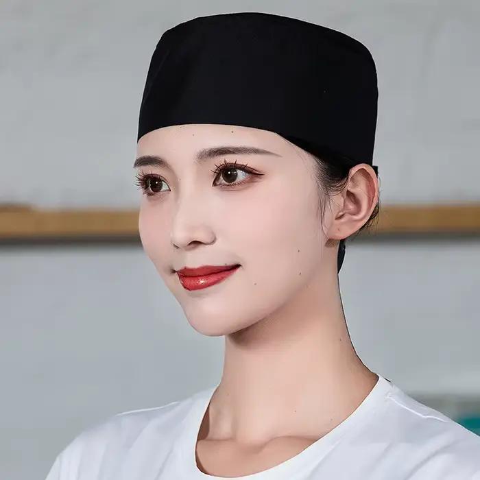 Chapeau de Chef en Maille avec Logo Personnalisé pour Femme et Homme