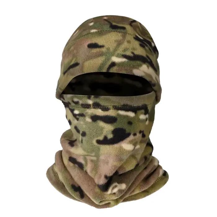 2 pièces de chapeaux et foulards hiver tête chaude en plein air épais vent chaud bavoir hommes Camouflage casquette
