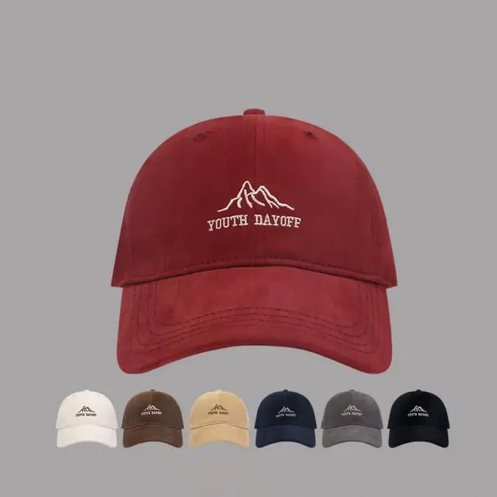 Casquette de baseball Mountain Peak casquette rétro unisexe réglable protection solaire légère pour voyages plein air sport occasionnels