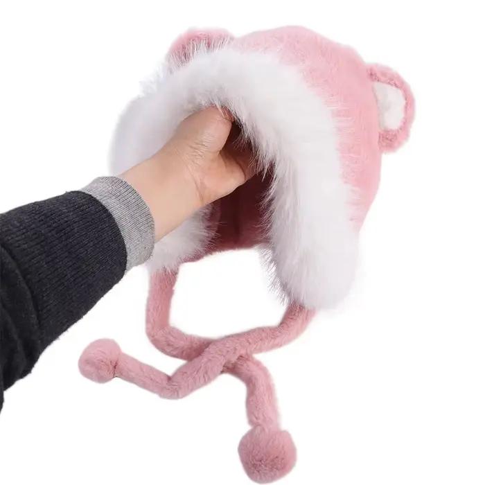 Chapeau d'oreille ours mignon coréen
