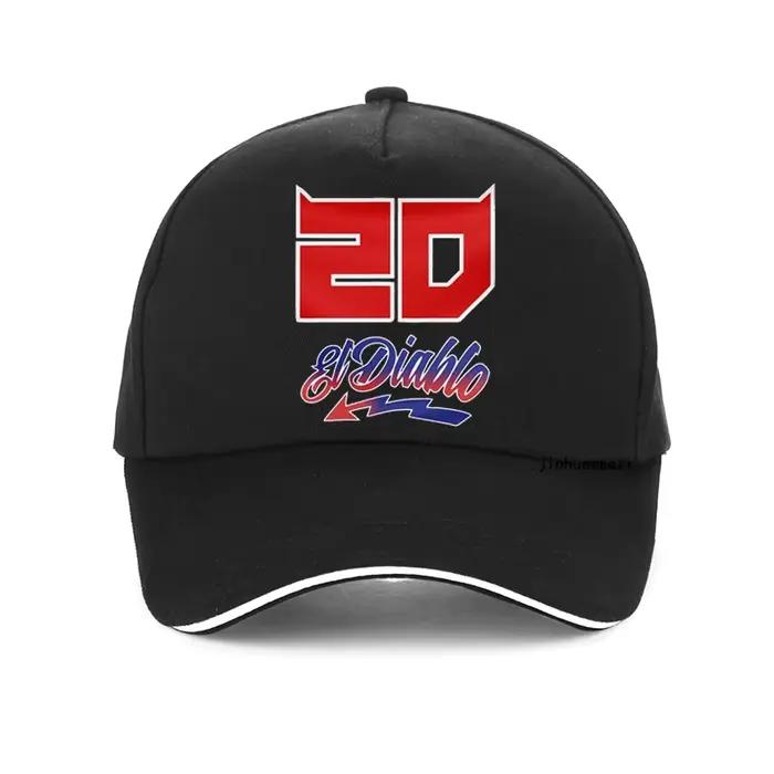 Casquette de baseball unisexe Fabio Quartararo El Diablo World Motorcycle Rider