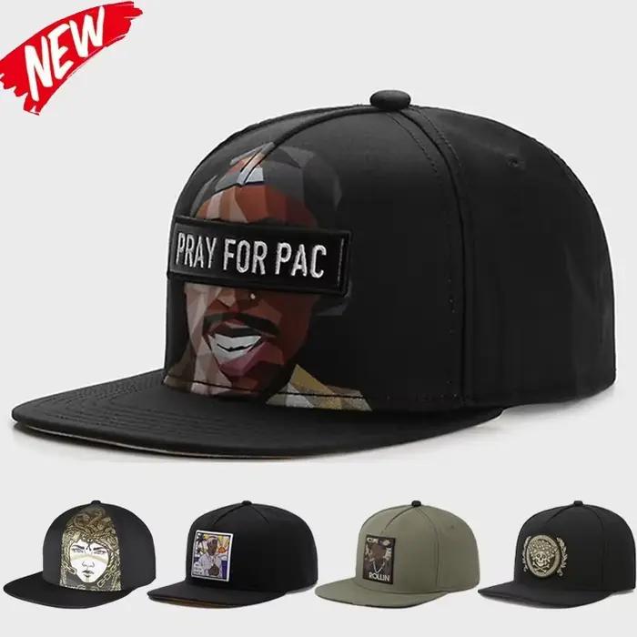 Casquette Hip Hop brodée pour hommes