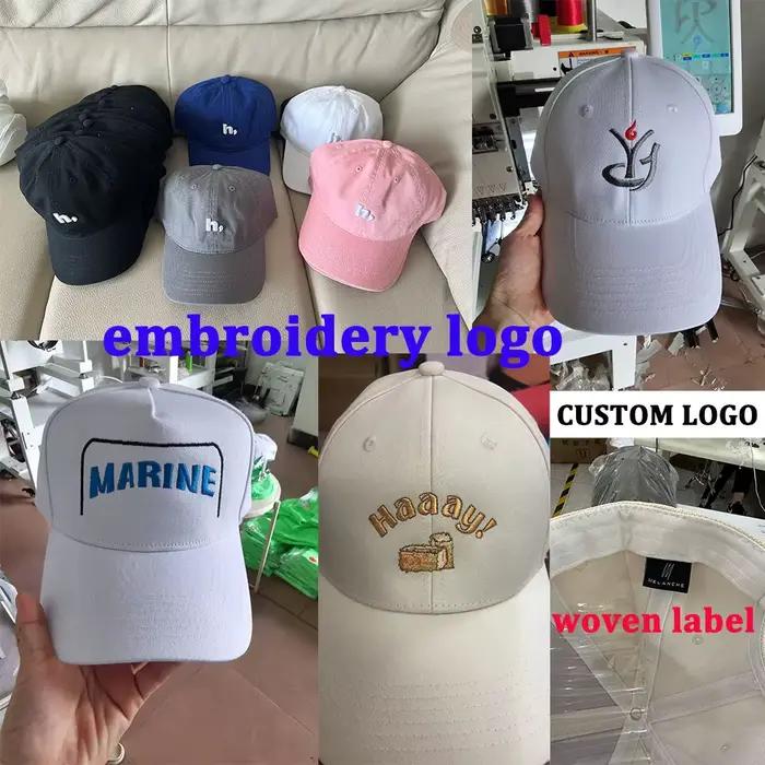 Casquettes de Baseball vierges personnalisées avec Logo en coton doux bon marché pour hommes et femmes