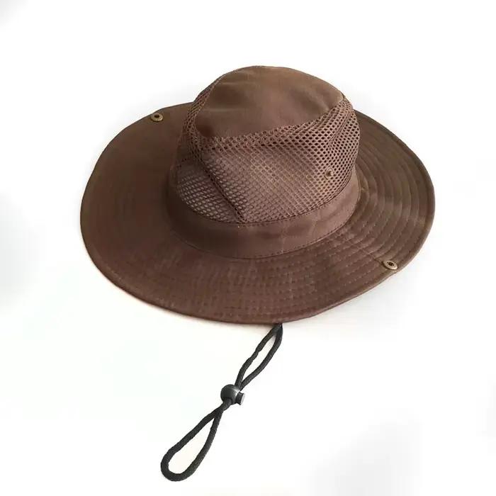 Chapeau de pêche en maille d'été