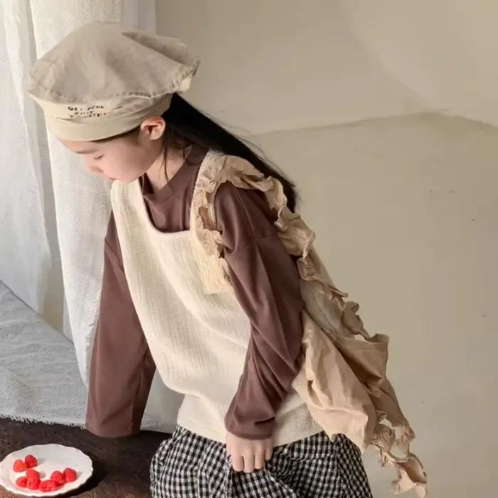 Casquette marine pour enfants – Chapeau unisexe à séchage rapide avec lettres minimalistes et élégantes