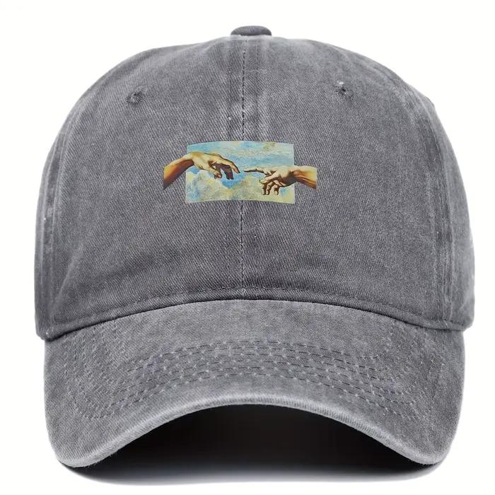 Casquette de baseball imprimée vintage