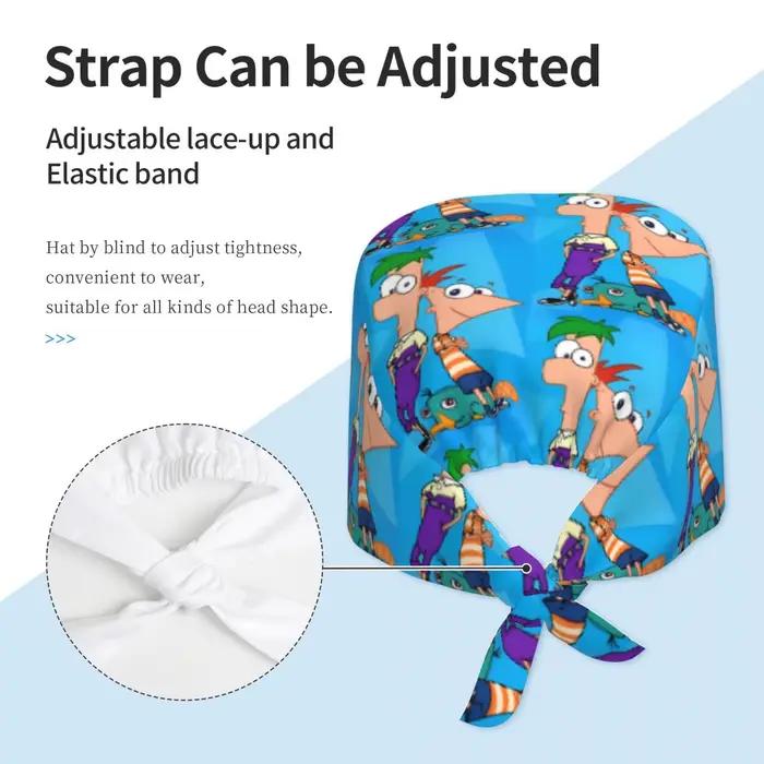 Personnalisé réglable Perry l'ornyrique chapeau de travail femmes hommes Phineas et Ferb gommage casquettes